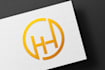 give eye catchy initial letter mark, monogram logo design