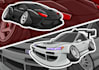make vector car illustration in cartoon style
