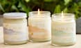 do elegant candle label and product label design