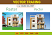 convert image to vector, logo to vector or vector tracing