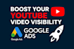 do organic youtube video promotion using google ads