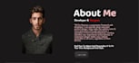 create html css javascript or any portfolio website