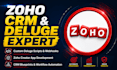 be your zoho suite, zoho crm, and creator developer