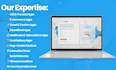 develop web application using react and node js