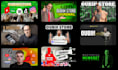 design custom catchy youtube thumbnail in 24 hours