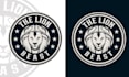 design a circular round, badge, stamp, sticker, label logo