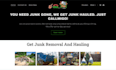 design junk removal website hauling website handyman website