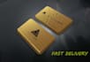 create business cards with 4 concepts within 5 hours