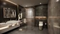 create bathroom interior design, architecture 3d model rendering, walkthrough