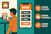 build a qr code menu and ordering system for restaurants