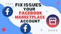 fix your facebook marketplace account issues