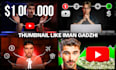make thumbnail like iman gadzhi in 1 day