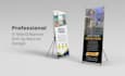 design roll up banner, pull up, standee, and retractable banner