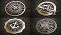 design 3d circle stamp badge logo