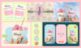 create bold fun and attractive branding kit for you