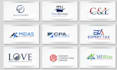 create accounting financial consulting business logo