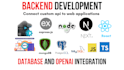 develop modern full stack web application with next js 14, node js, react