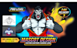 create custom mascot logo, cartoon character, caricatures