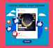 deesign social media posts for instagram and facebook