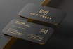 create a luxury business card or complete stationery design