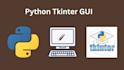 create gui in python tkinter, python web scraping, write, debug and review