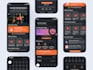 design modern mobile app UI UX in figma for ios and android
