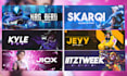 design valorant youtube banner, twitch banner, twitter header and logo