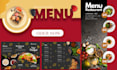 do digital menu design and name list and price list