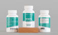 do minimal supplement packaging label design