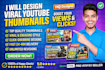 design an amazing clickbait youtube thumbnail