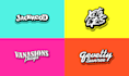 design creative and professional text logo