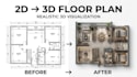 do 3d floor plan rendering and transform your 2d plans into stunning 3d visuals
