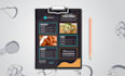 design food menu for restaurant sale sheet