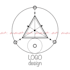create simple sacred geometry mystical spiritual logo design