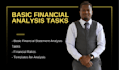 perform financial analysis and financial modelling  tasks for you