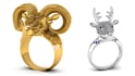 do 3d modeling jewelry, render, character animation