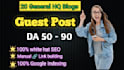 do premium guest post on authority backlinks with da90 plus