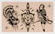 hand draw your custom themed flash tattoo sheet