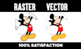 edit, convert or recreate any work in adobe illustrator