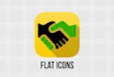create a cool flat icon