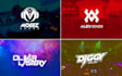 do dj music logo, band, studio record, singer, producer artist edm design