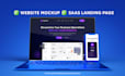 do ui ux website design, website template, website ui, website design in figma