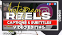 edit instagram reels, tiktok,youtube shorts with engaging subtitles or captions
