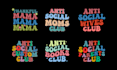 create retro typography wavy t shirt design and svg bundle
