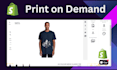 create a professional shopify print on demand pod store with winning products