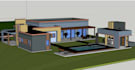 do architectural 3d modeling in 3d max and sketchup
