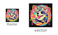 do vector tracing image as high resolution raster to vector