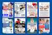 design urgent job hiring flyer, business marketing one pager, social media ads