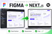 convert figma to react, react js website, react to nextjs