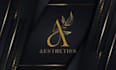create elegant, black and gold, luxury logo